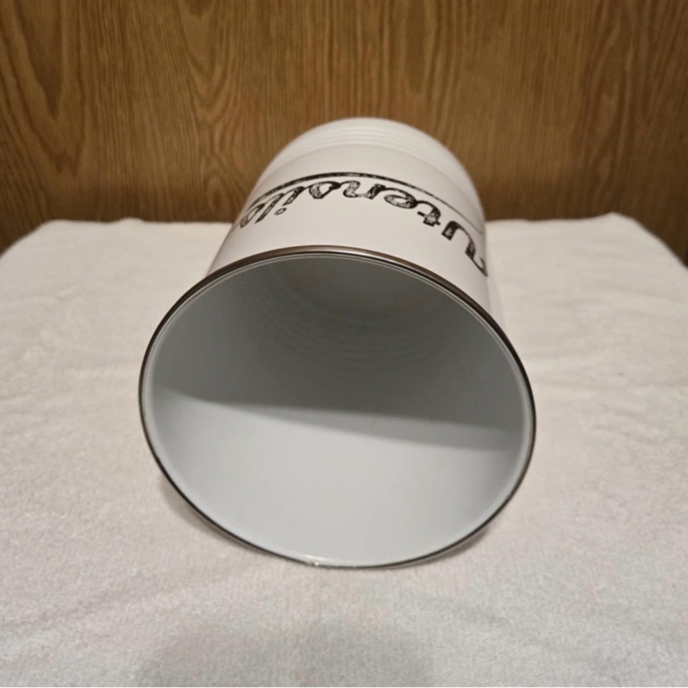 White Utensil Holder - Picture 4 of 8
